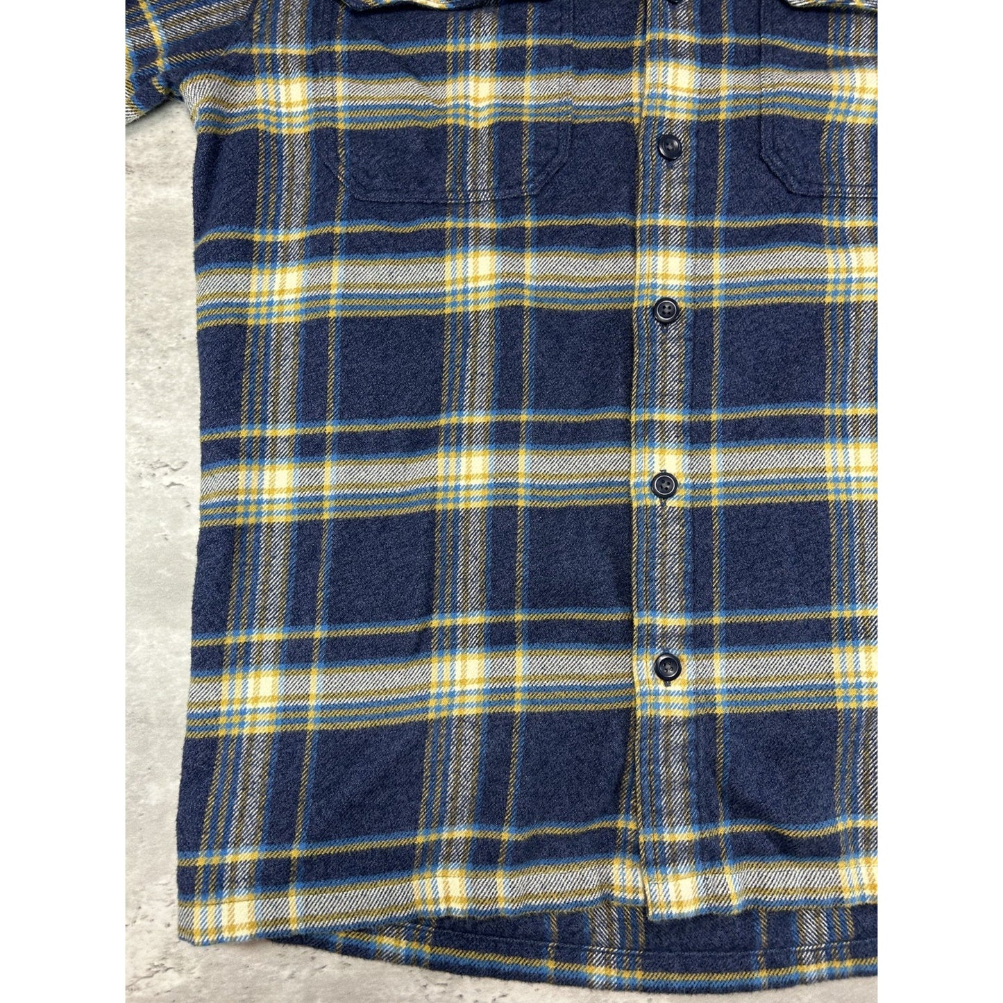 Patagonia Plaid Print Double Pocket Long Sleeve Button Up Shirt Size Medium