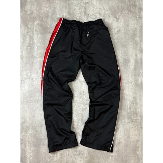 Vintage 2000s Nike Embroidered Spellout Nylon Track Pants Size YOUTH XL