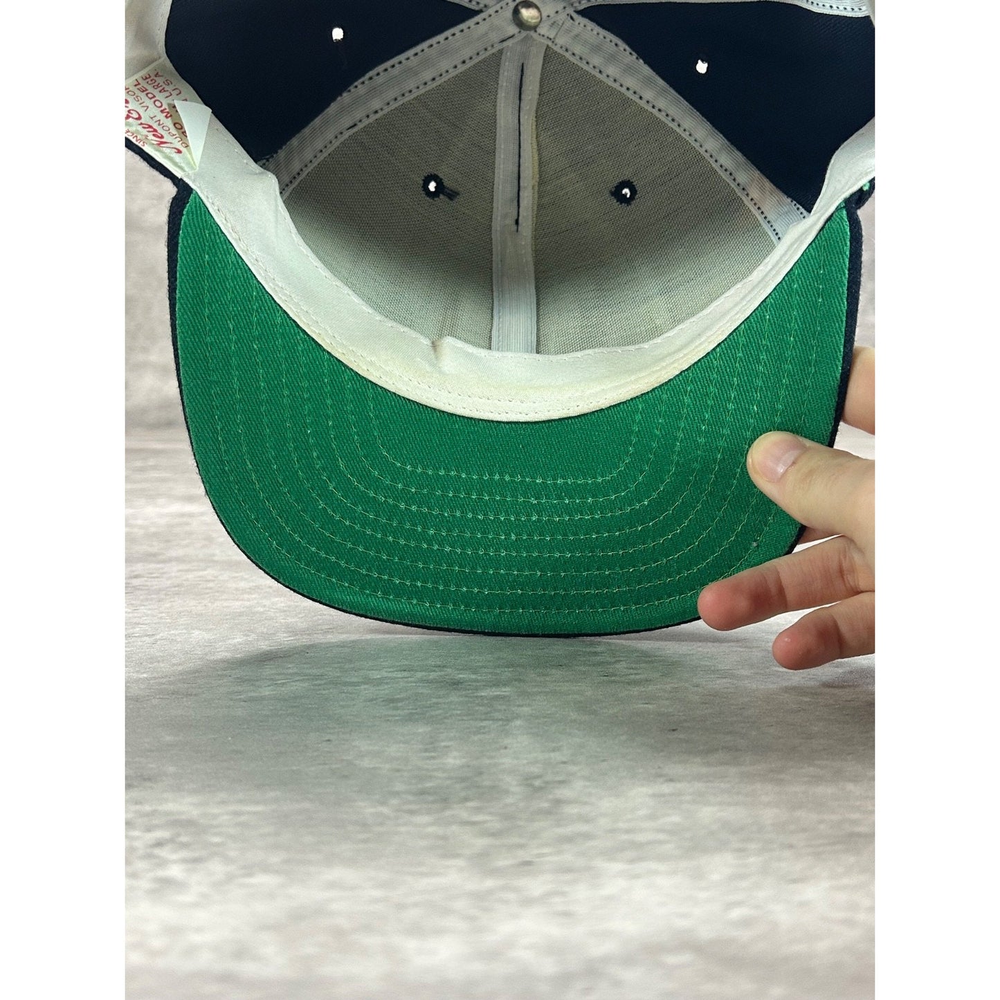 Vintage 90s Michigan Wolverines NCAA Embroidered Logo Snapback Hat OSFA