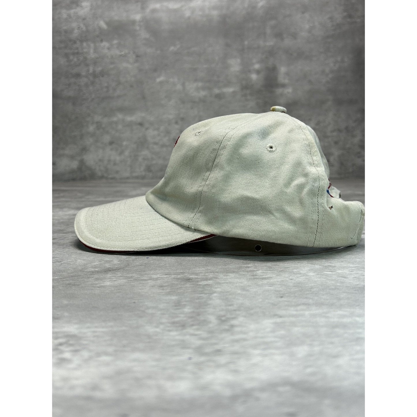 US Open Bethpage Embroidered Spellout Golf Strapback Hat OSFA Beige