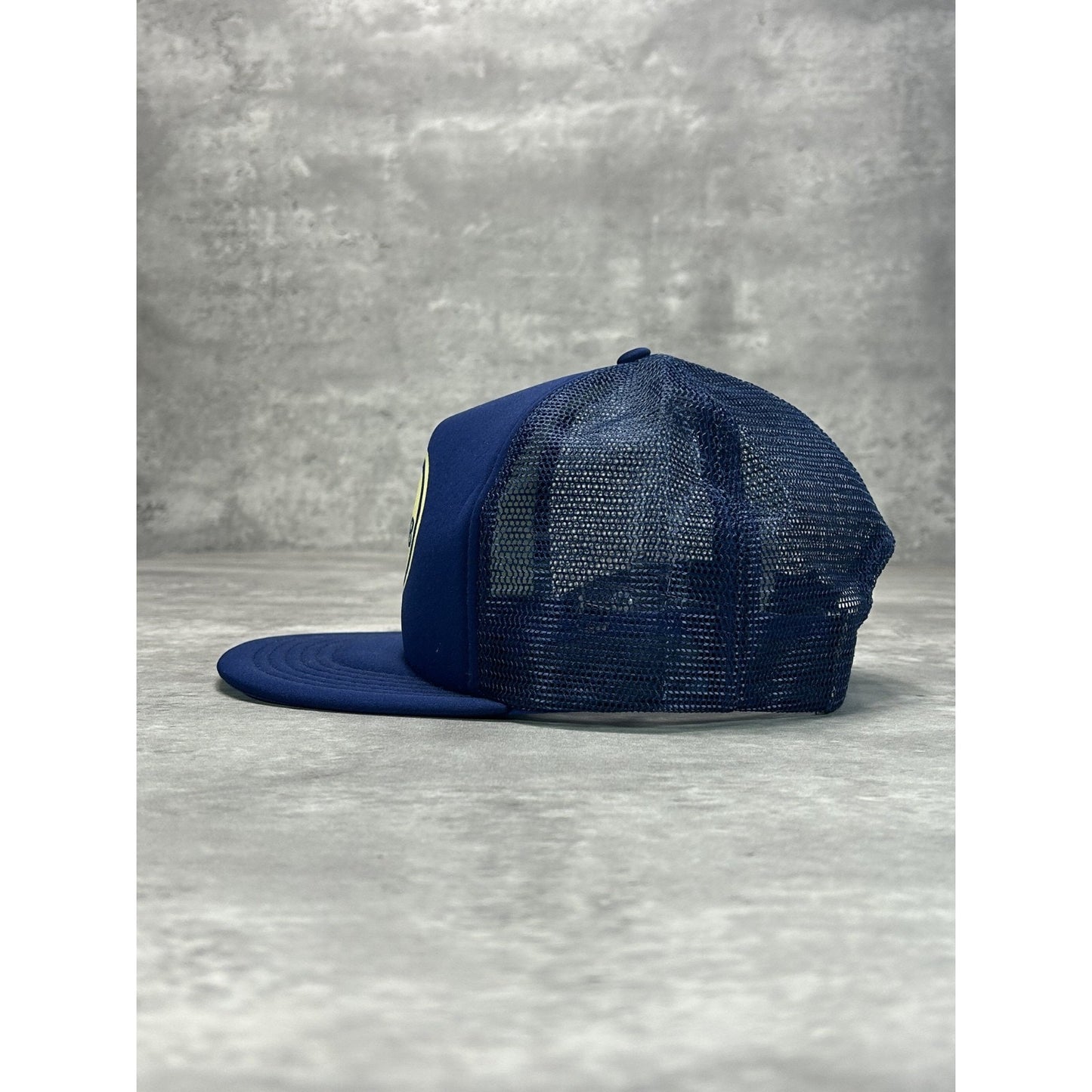 Vintage 80s/90s Camfab Graphic Spellout Trucker Snapback Hat OSFA