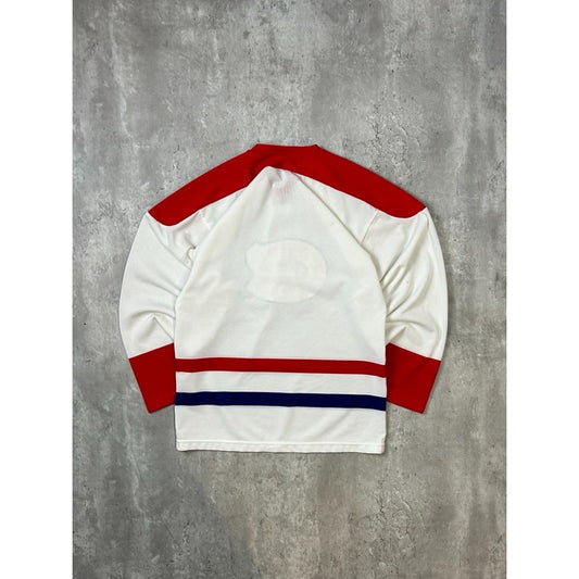 Vintage 90s Montreal Canadiens NHL Hockey Jersey Size White Small