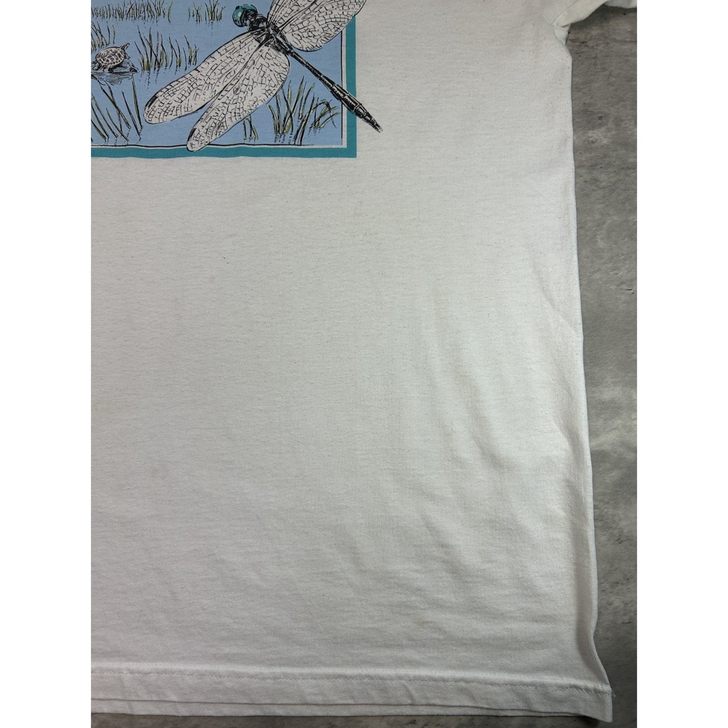 Vintage 90s Brookfield Zoo Dragonfly Marsh Nature Graphic T-Shirt Size XL
