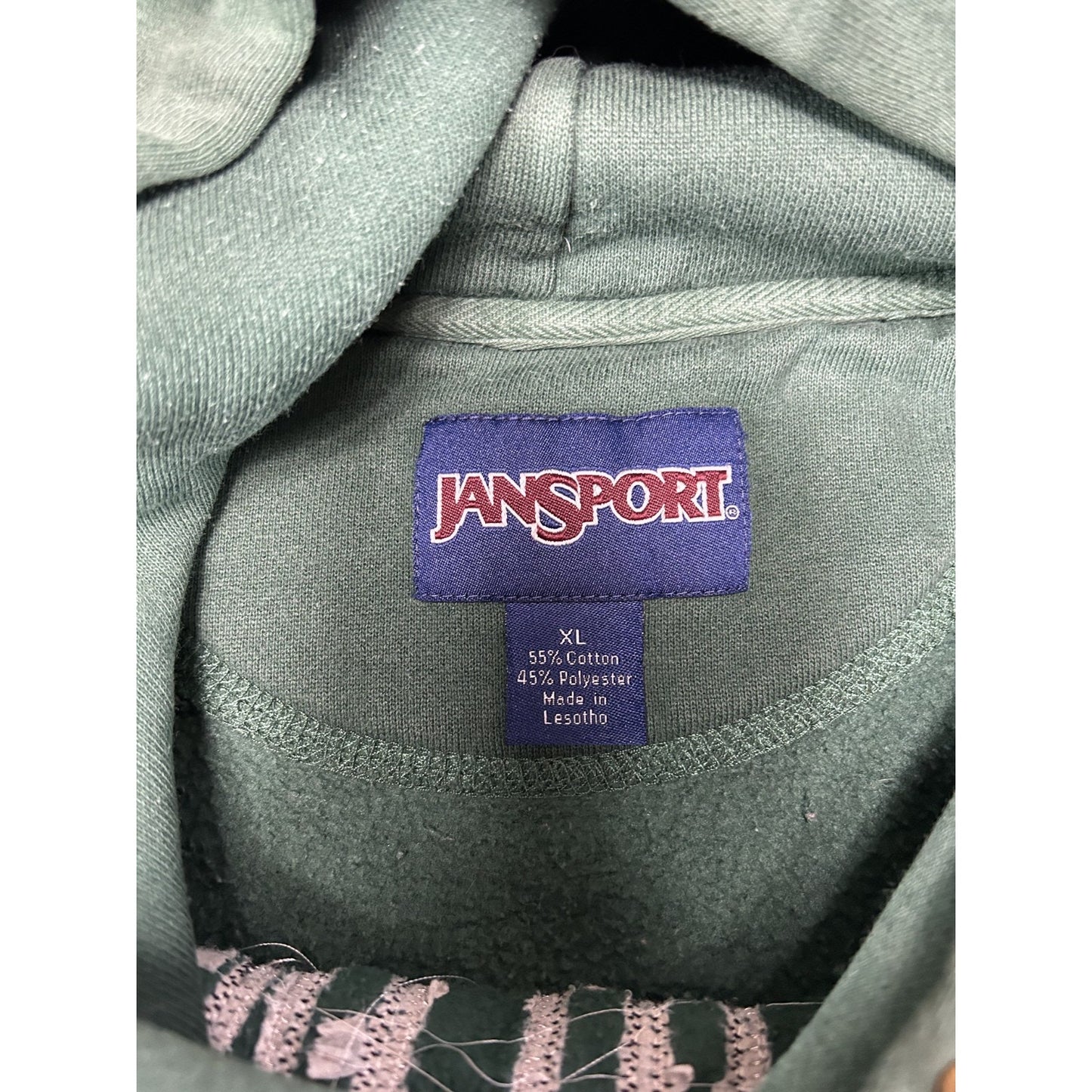 Vintage Slippery Rock University Embroidered Spellout Hooded Sweatshirt Size XL