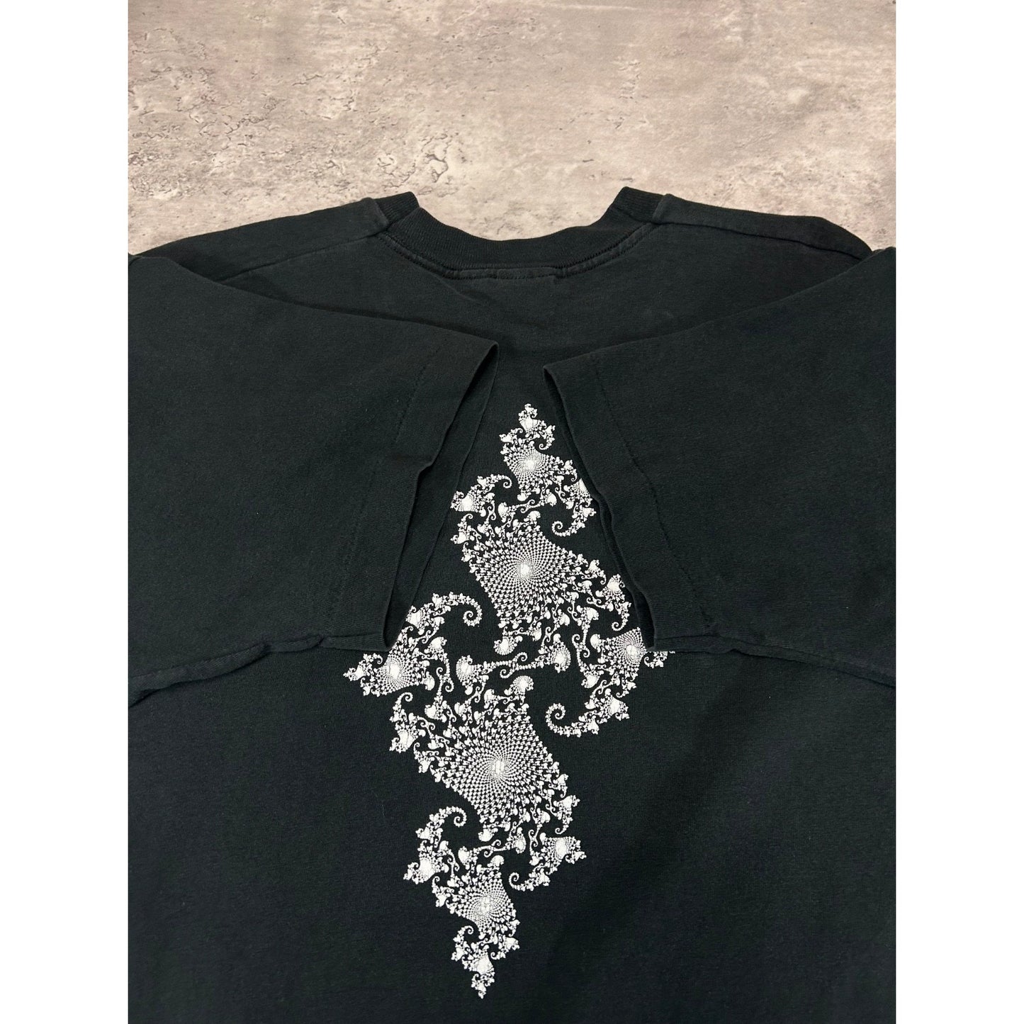 Vintage 1994 Symposium Fractals Princeton University Art Graphic T-Shirt Size XL