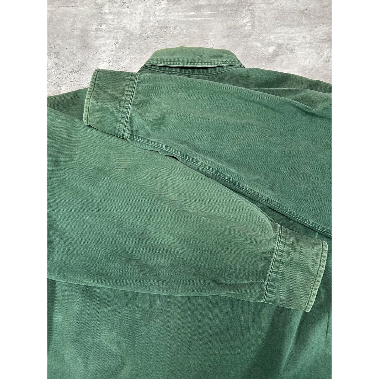 Vintage 90s Gap Single Pocket Long Sleeve Button Up Shirt Size XL Green