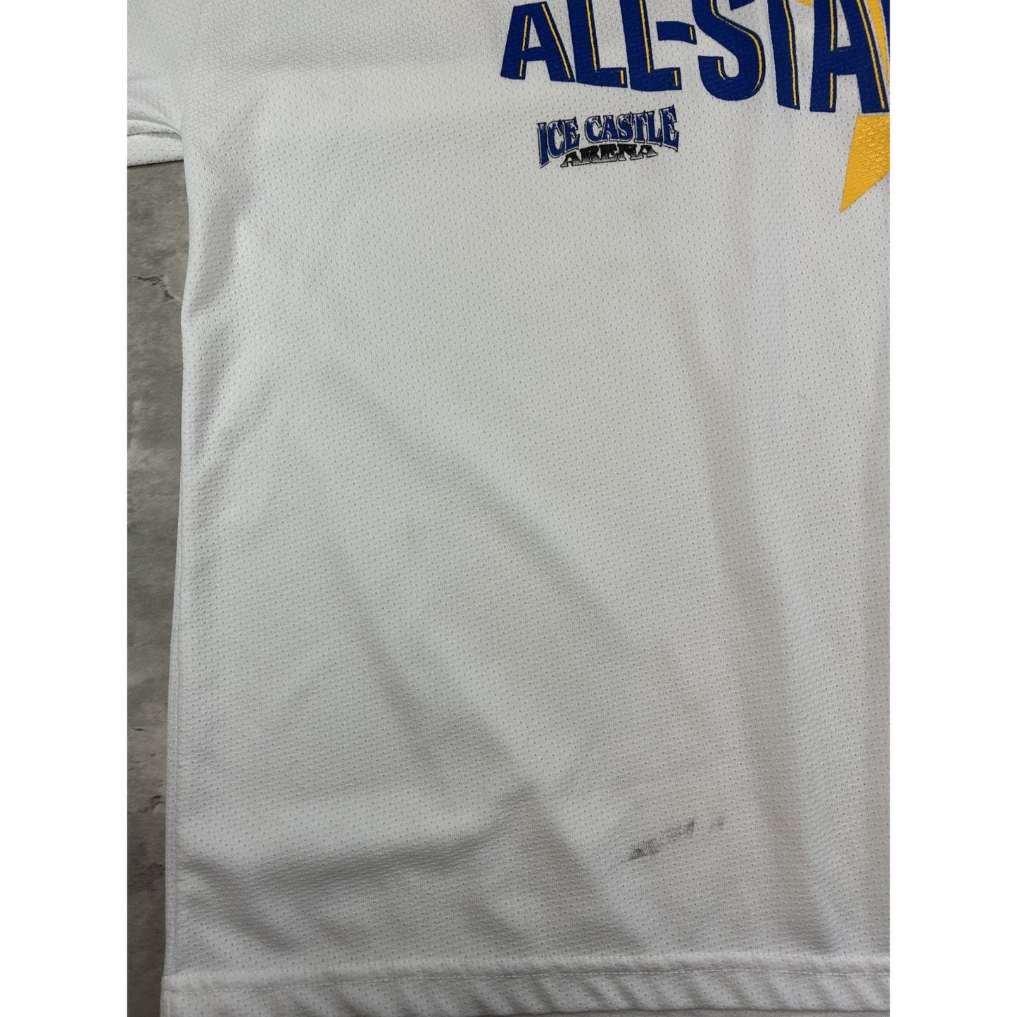 PIHL All Stars Spellout Hockey Jersey Size XL White