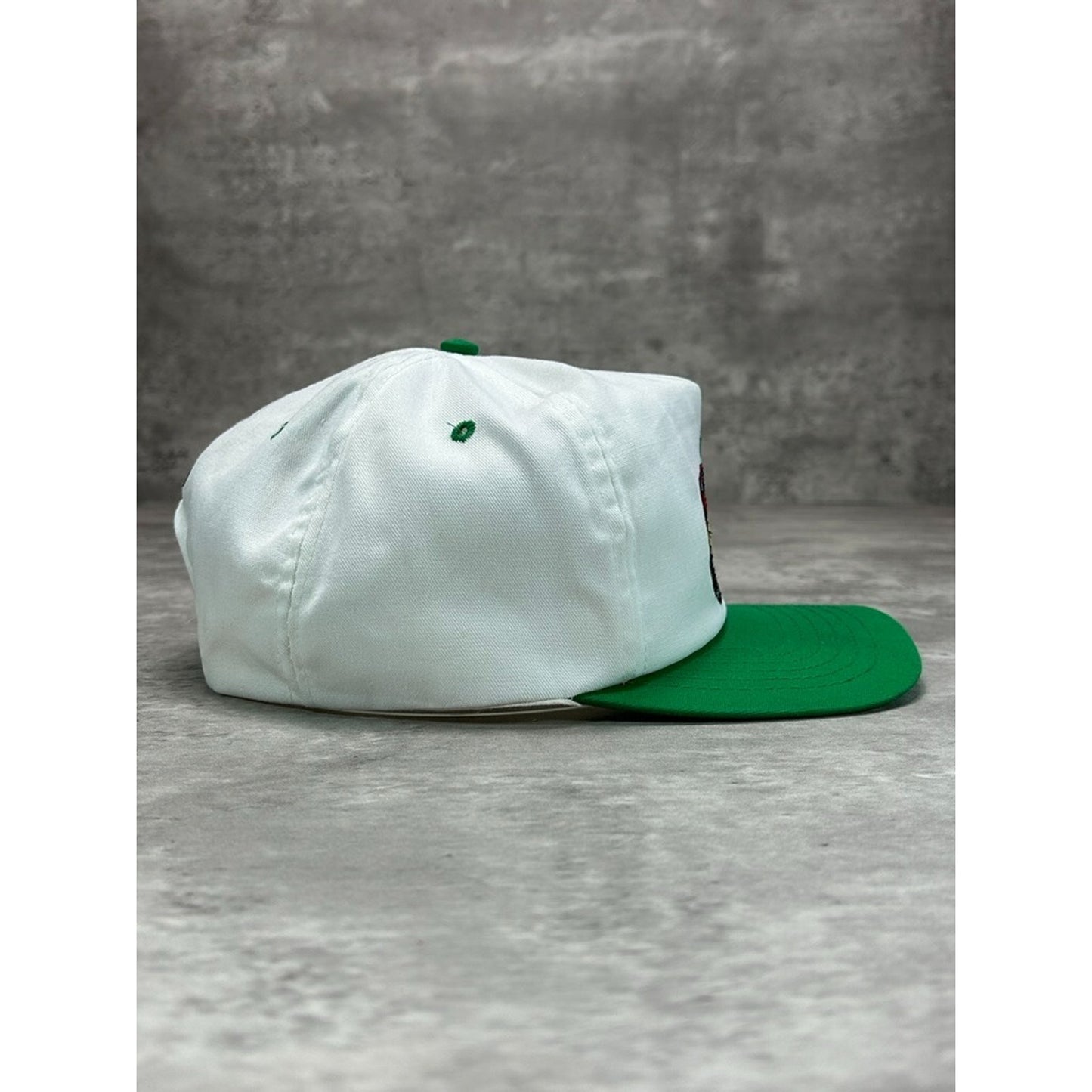 Vintage 90s Quaker State Embroidered Truck Graphic Snapback Hat OSFA