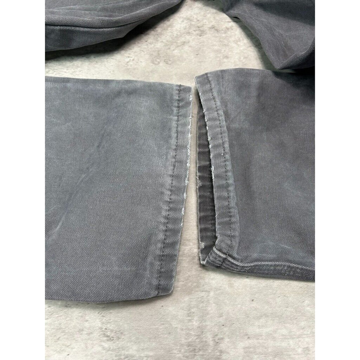 Dickies Canvas Workwear Carpenter Pants Size 34 Gray