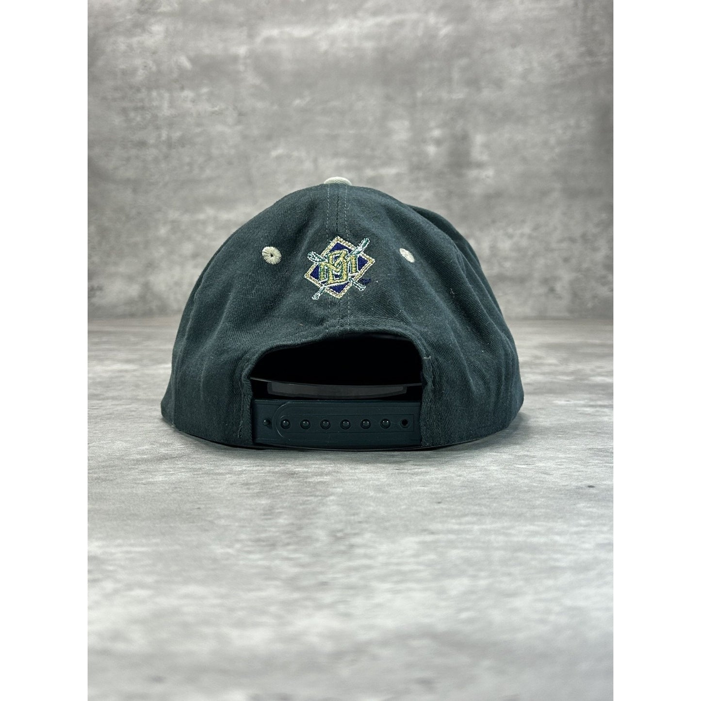 Vintage 90s Milwaukee Brewers MLB Miller Park Embroidered Snapback Hat OSFA