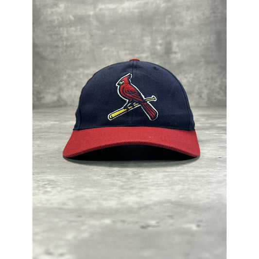 Vintage 90s St Louis Cardinals MLB Embroidered Logo Baseball Snapback Hat OSFA
