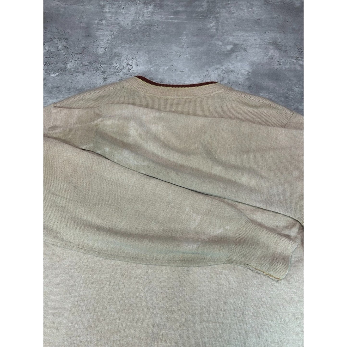 Vintage 1990s/1980s Earth Tones Button Down Knit Cardigan Sweater Size large