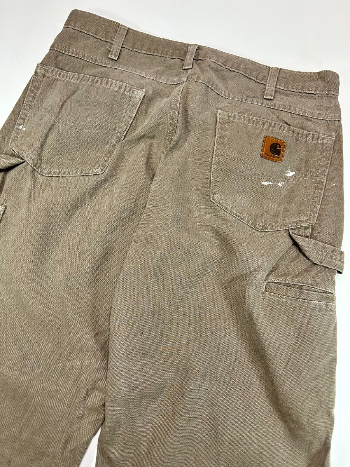 Vintage Carhartt Loose Fit Canvas Workwear Carpenter Pants Size 34