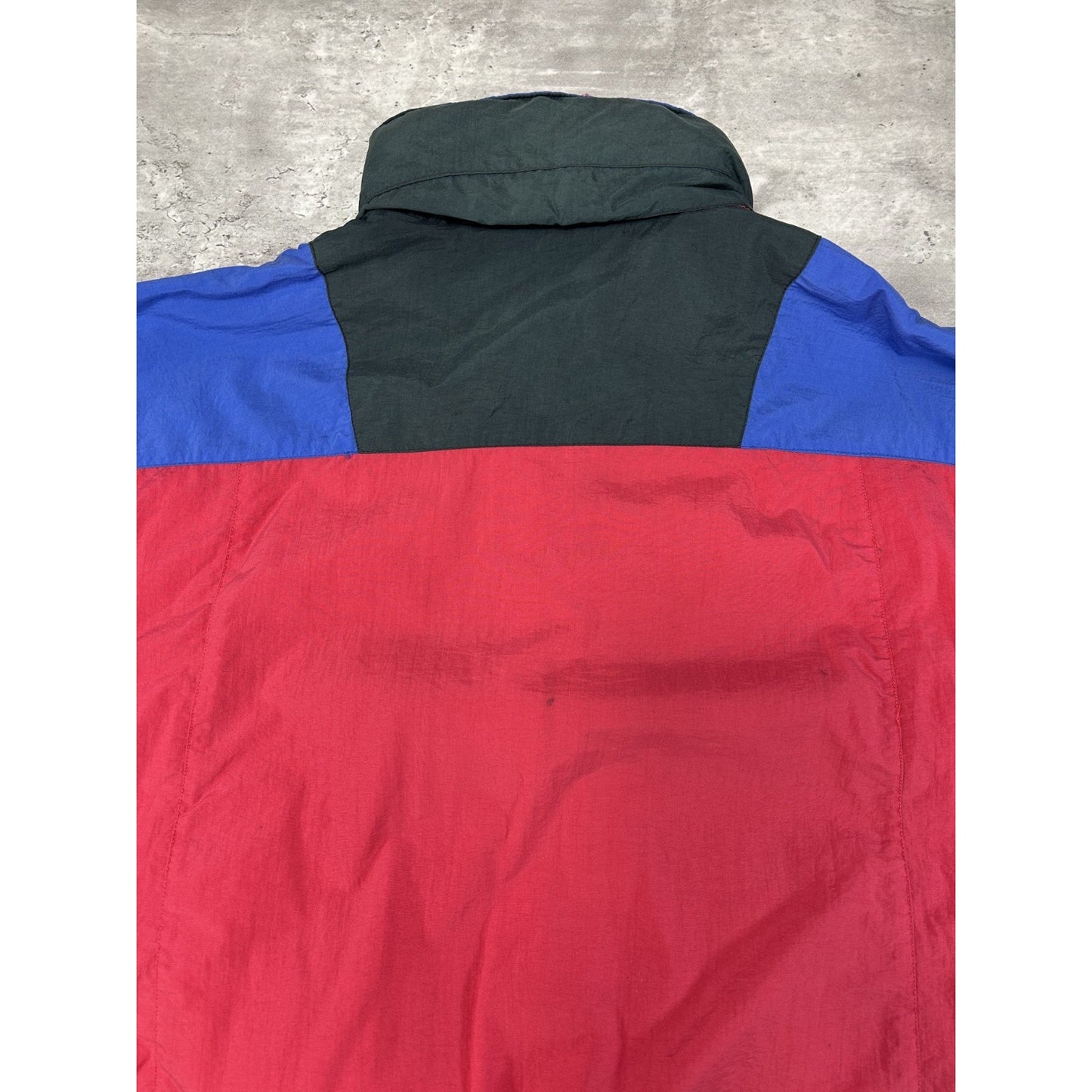 Vintage 90s Eddie Bauer 1/2 Zip Nylon Pullover Windbreaker Jacket Size Large