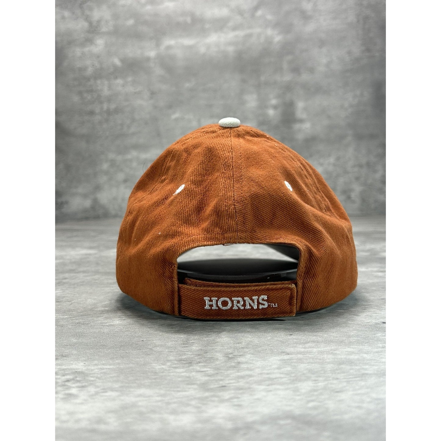 Vintage Texas Longhorns NCAA Embroidered Logo Strapback Hat OSFA Orange