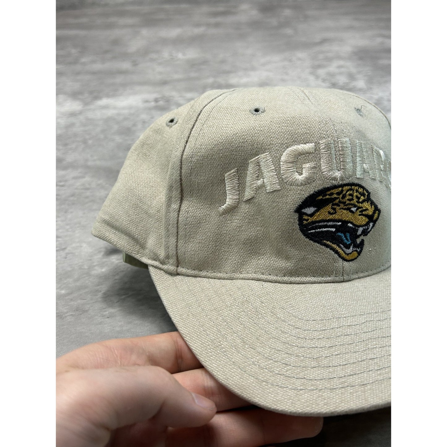 Vintage Jacksonville Jaguars NFL Embroidered Logo Football Strapback Hat OSFA