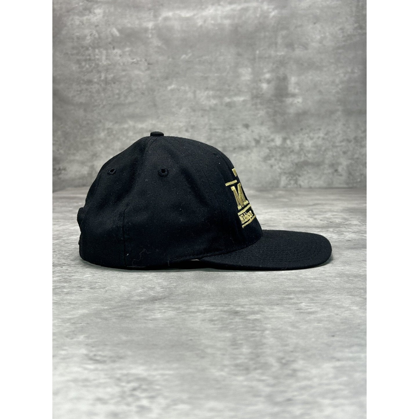 Vintage 90s Michigan Tech University NCAA Embroidered Spellout Snapback Hat OSFA