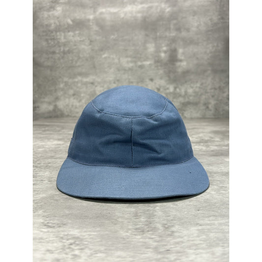 Vintage 70s Abstract Five Panel Blank Workwear Style Fitted Hat OSFA