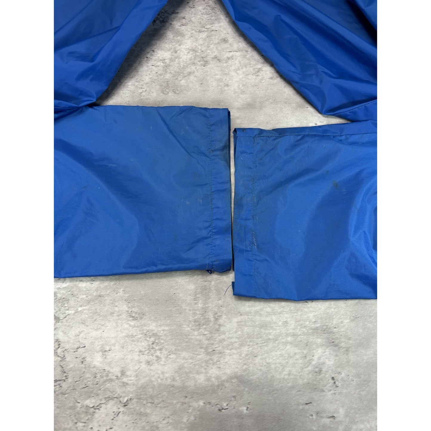 Vintage 80s/90s Brooks Embroidered Spellout Nylon Track Pants Size Large Blue