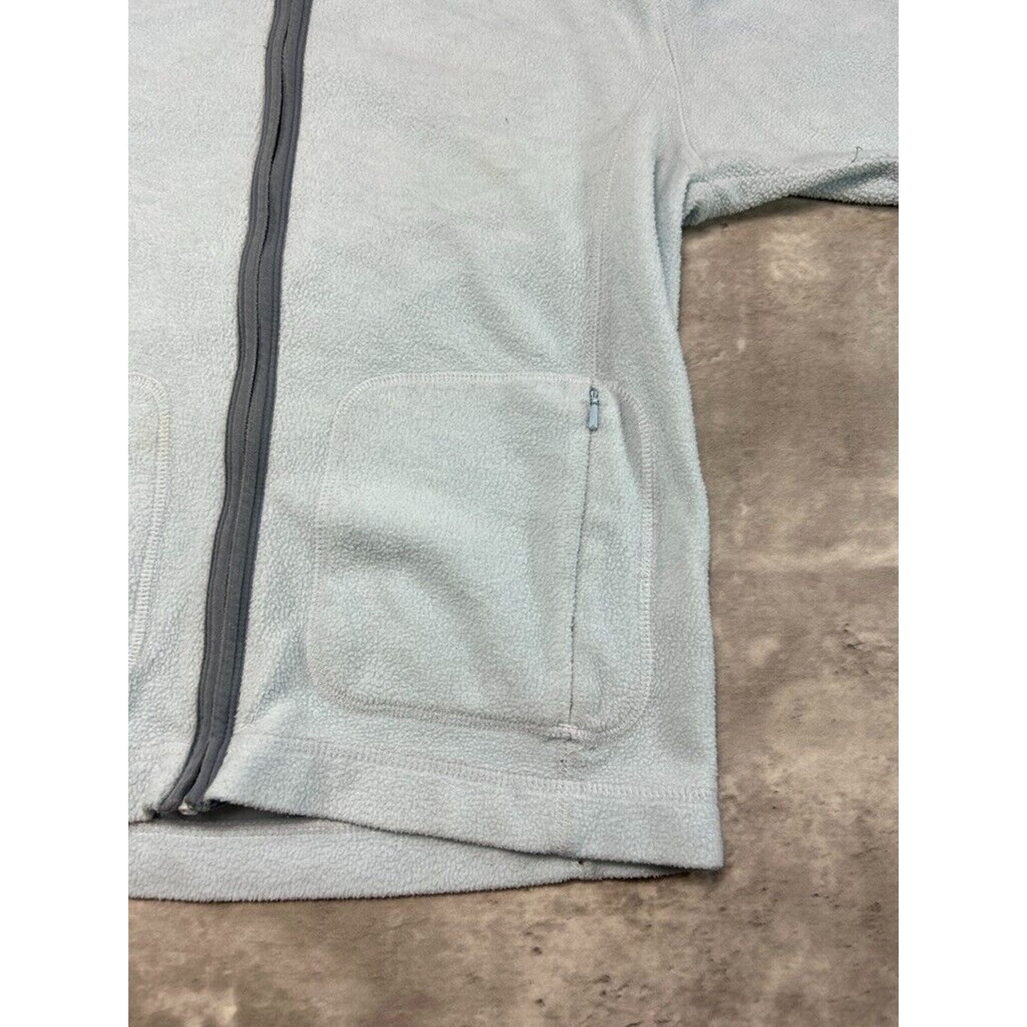 Vintage Womens Nike Embroidered Fleece Full Zip Hooded Sweatshirt Size Medium