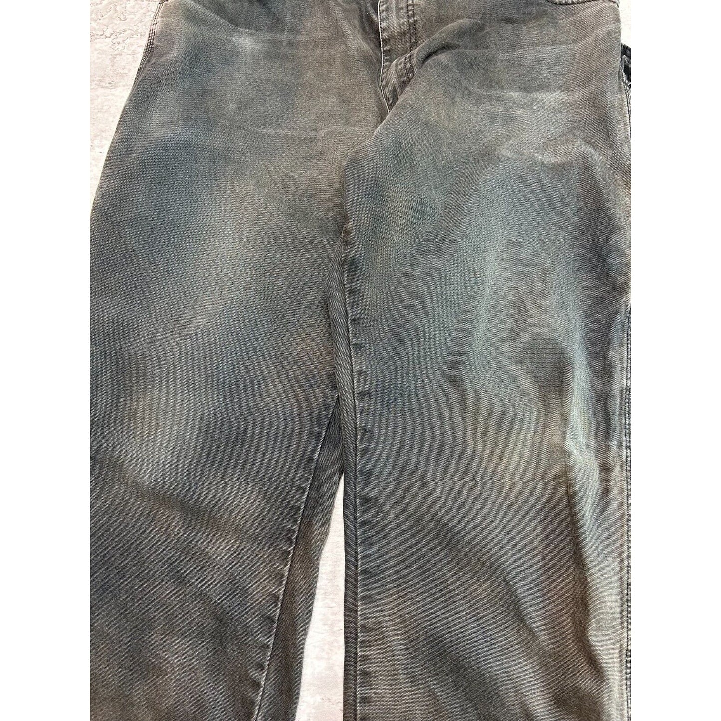 Dickies Canvas Workwear Carpenter Pants Size 42 Gray