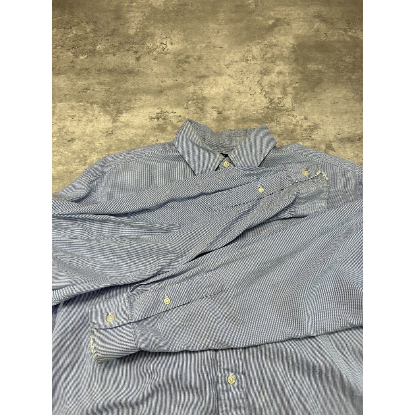 Vintage Polo Ralph Lauren Embroidered Pony Long Sleeve Button Up Shirt Size XL