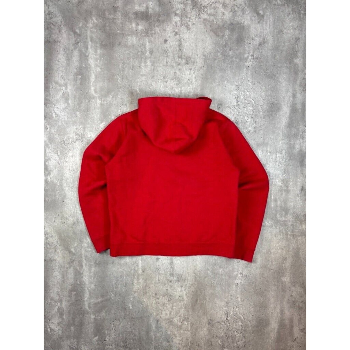 Vintage Y2K Womens Nike Tonal Embroidered Swoosh Full Zip Hooded Sweatshirt Size Medium
