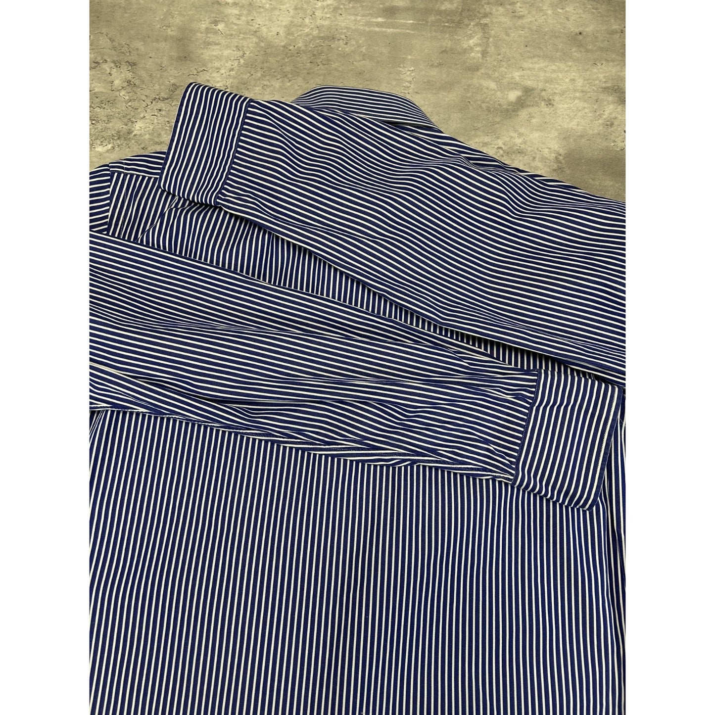 Vintage Polo Ralph Lauren Striped Print Long Sleeve Button Up Shirt Size XL