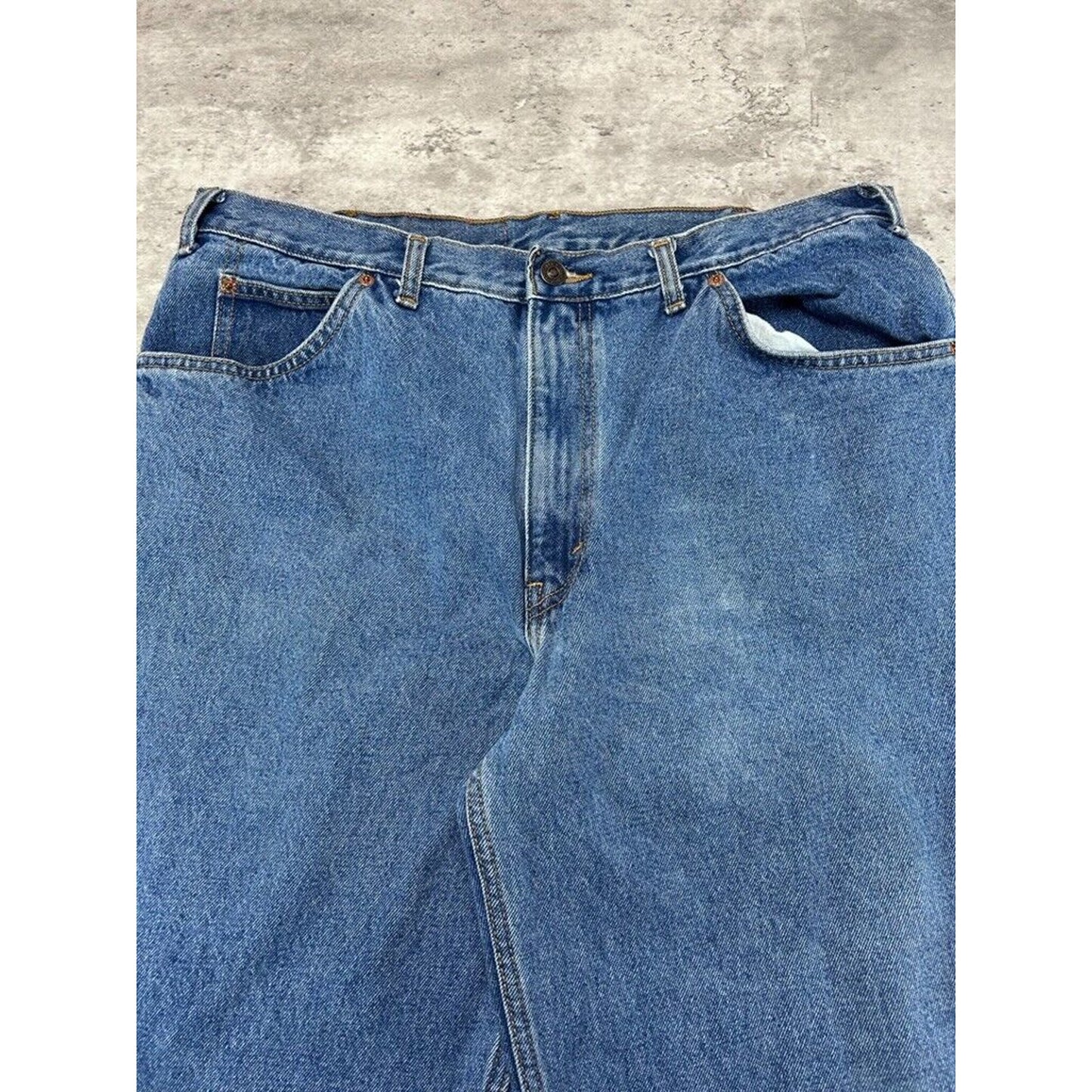 Vintage 80s/90s Levis Orange Tab Medium Wash Denim Pants Size 37 Blue