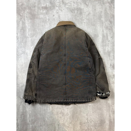 Vintage Carhartt Insulated Canvas Workwear Arctic Jacket Size XL
