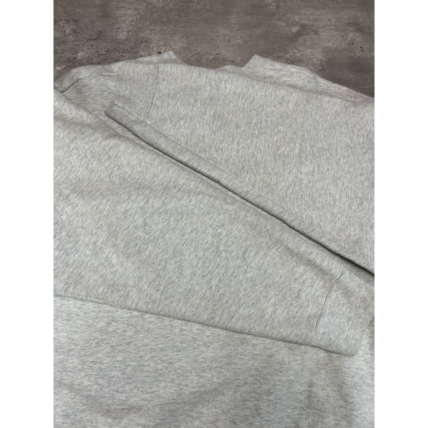 Vintage 90s Duluth East Hound Hockey Spellout Graphic Sweatshirt Size XXL Gray