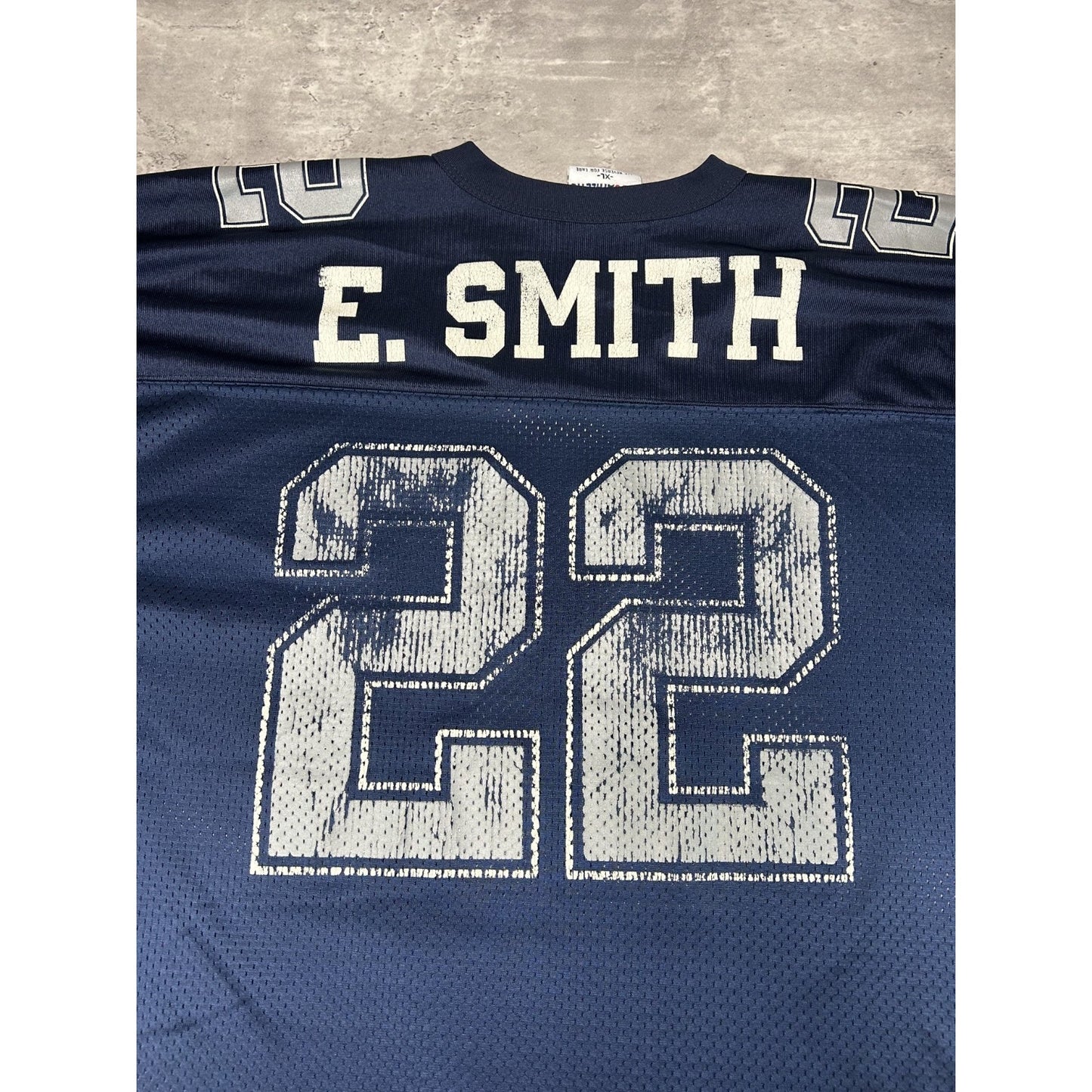 Vintage 90s Emmitt Smith #22 Dallas Cowboys NFL Logo Athletic Jersey Size XL