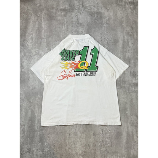 Vintage Steve Kinser #11 Quaker State Racing Motorsports T-Shirt Size XXL