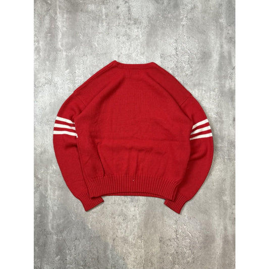 Vintage 1984 Nebraska Corn Huskers NCAA CLiff Engle Knit Sweater Size Large