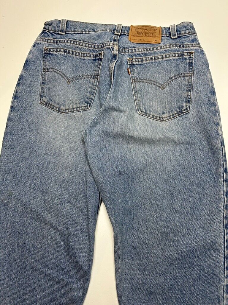 Vintage 90s Levis Orange Tab Medium Wash Denim Pants Size 32