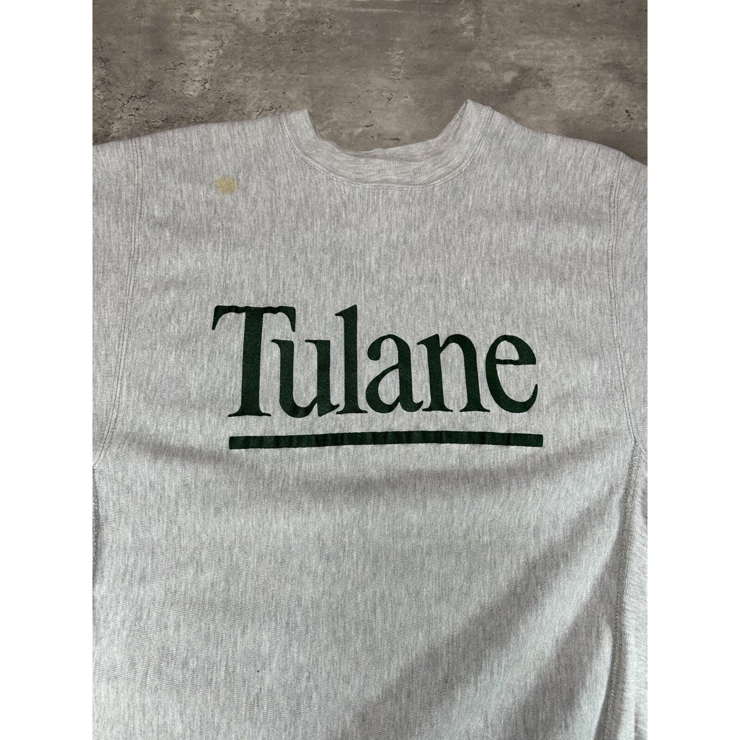 Vintage 90s Tulane NCAA Champion Reverse Weave Crewneck Sweatshirt Size XL