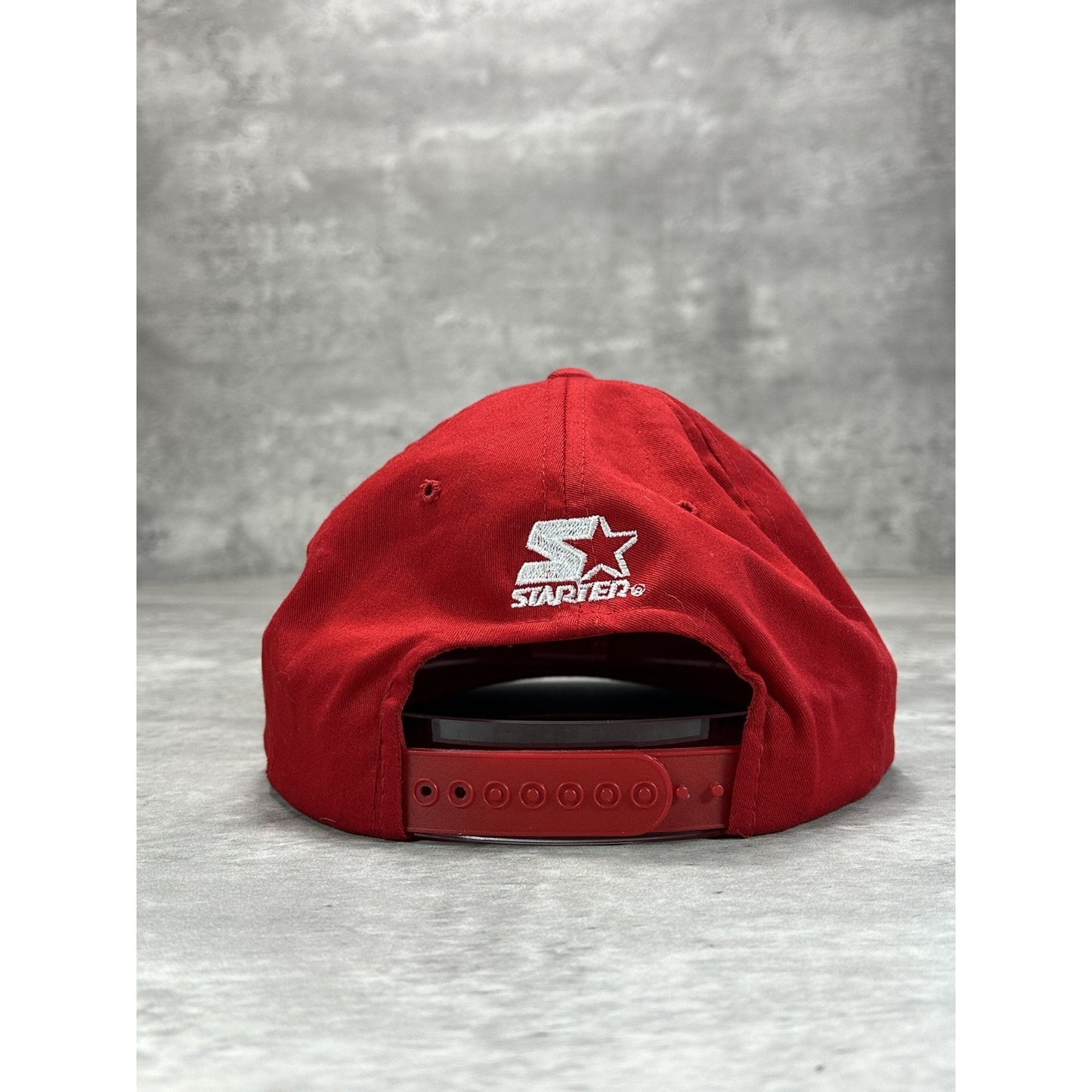 Vintage 90s Montreal Canadiens NHL Embroidered Logo Starter Snapback Hat OSFA