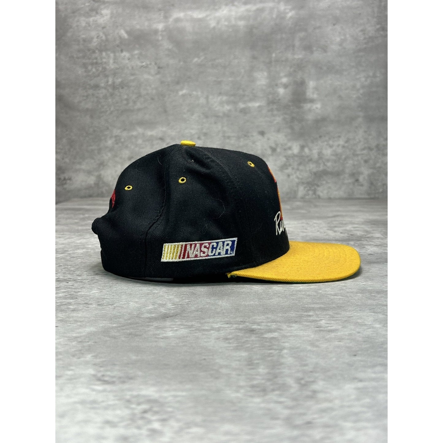 Vintage 90s Rusty Wallace #2 Embroidered Spellout Nascar Snapback Hat OSFA