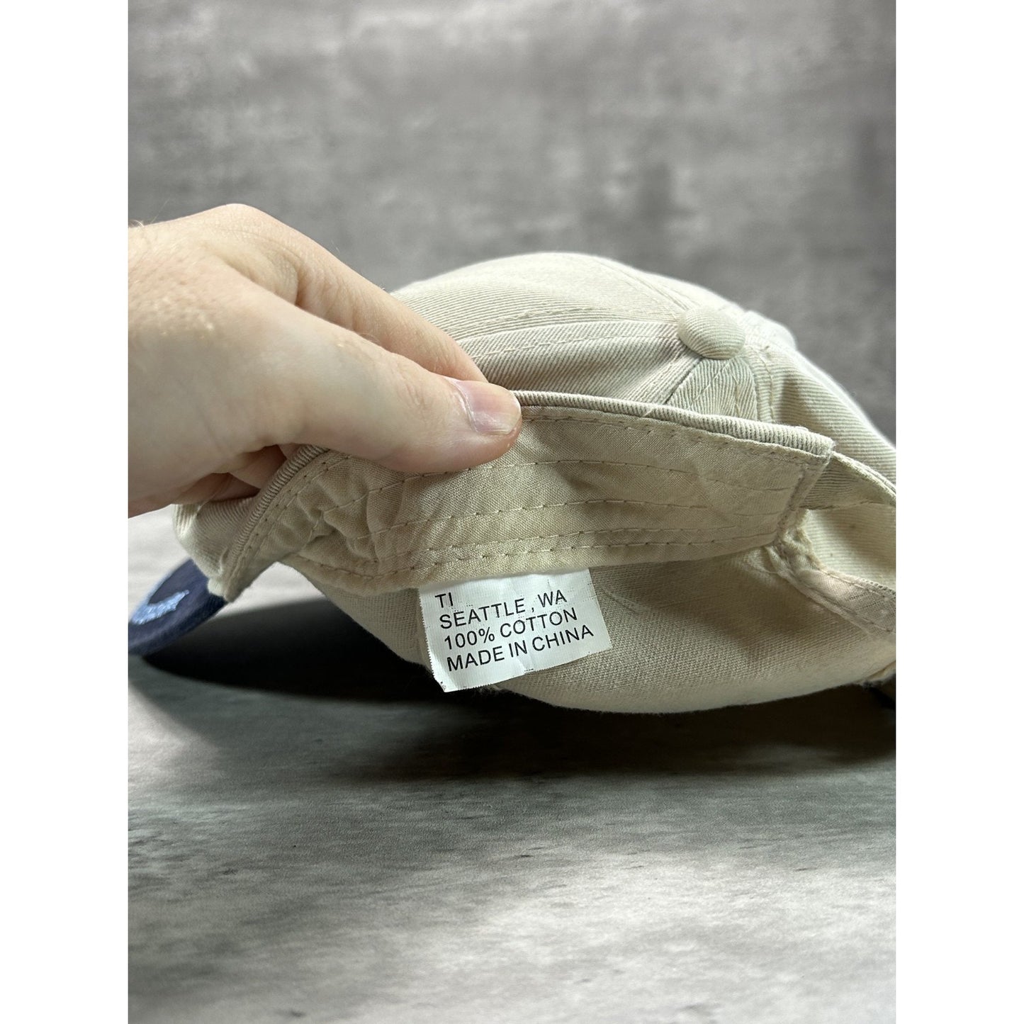 Vintage Alaska Bush Pilot Embroidered Spellout Destination Strapback Hat OSFA