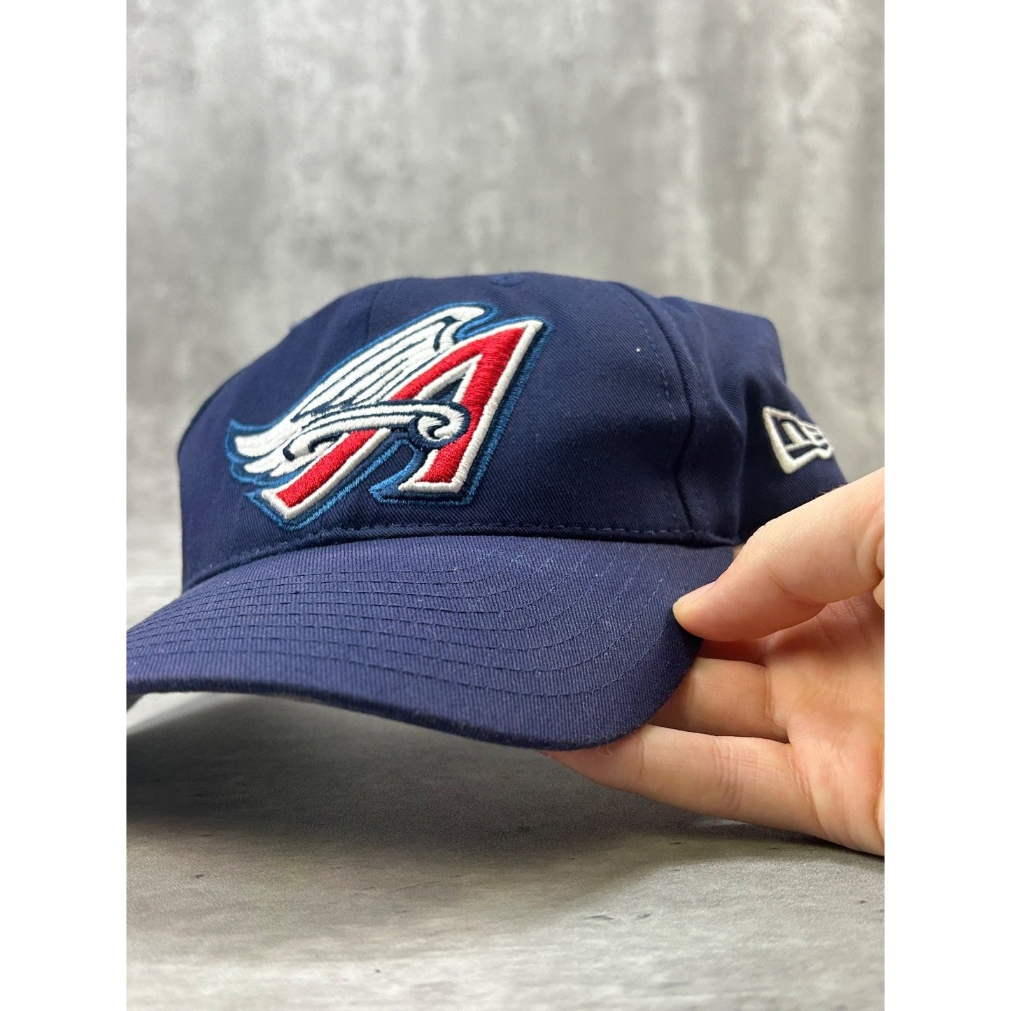 Vintage California Angels MLB Embroidered Logo Baseball Snapback Hat OSFA