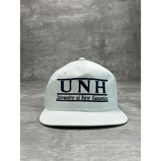 Vintage 90s University Of New Hampshire NCAA Embroidered Snapback Hat OSFA