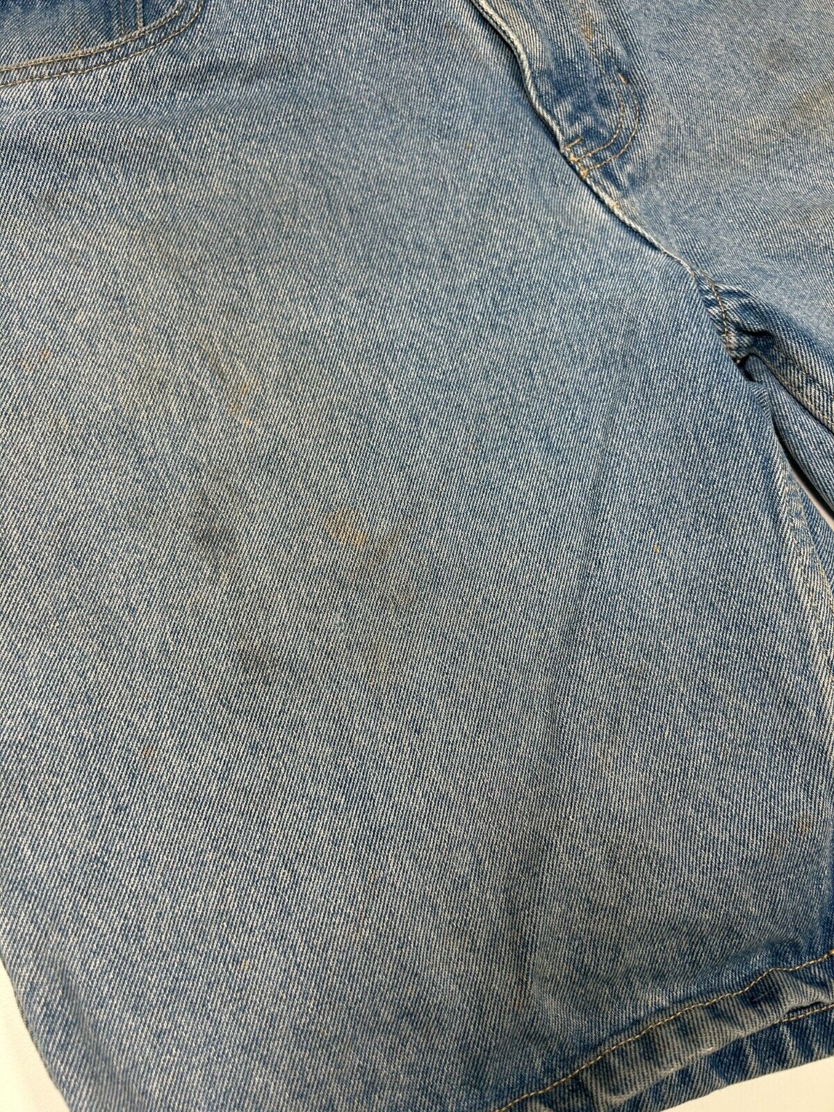 Vintage Route 66 Light Wash Casual Style Denim Jorts Shorts Size 33W
