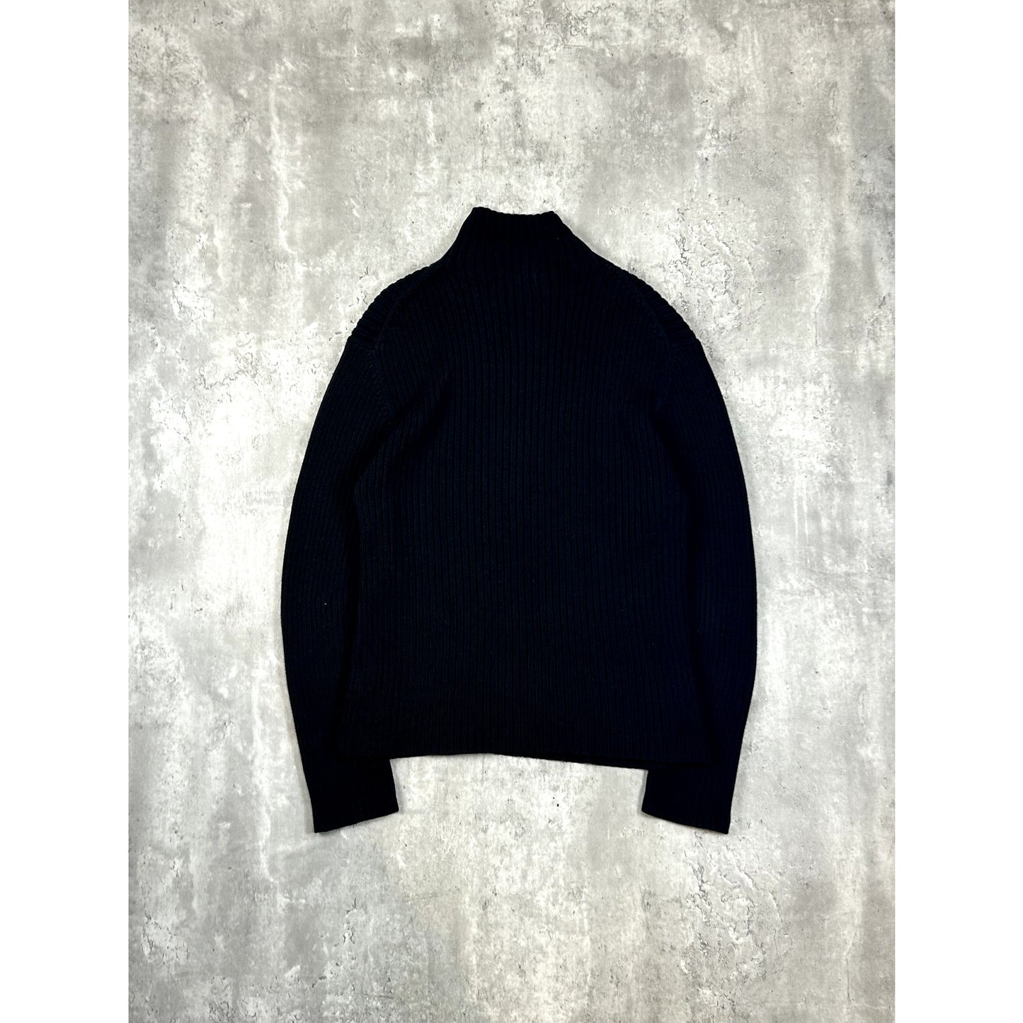 Unioin Bay Ribbed Pull Over Turtle Neck Knit Sweater Size XL Black