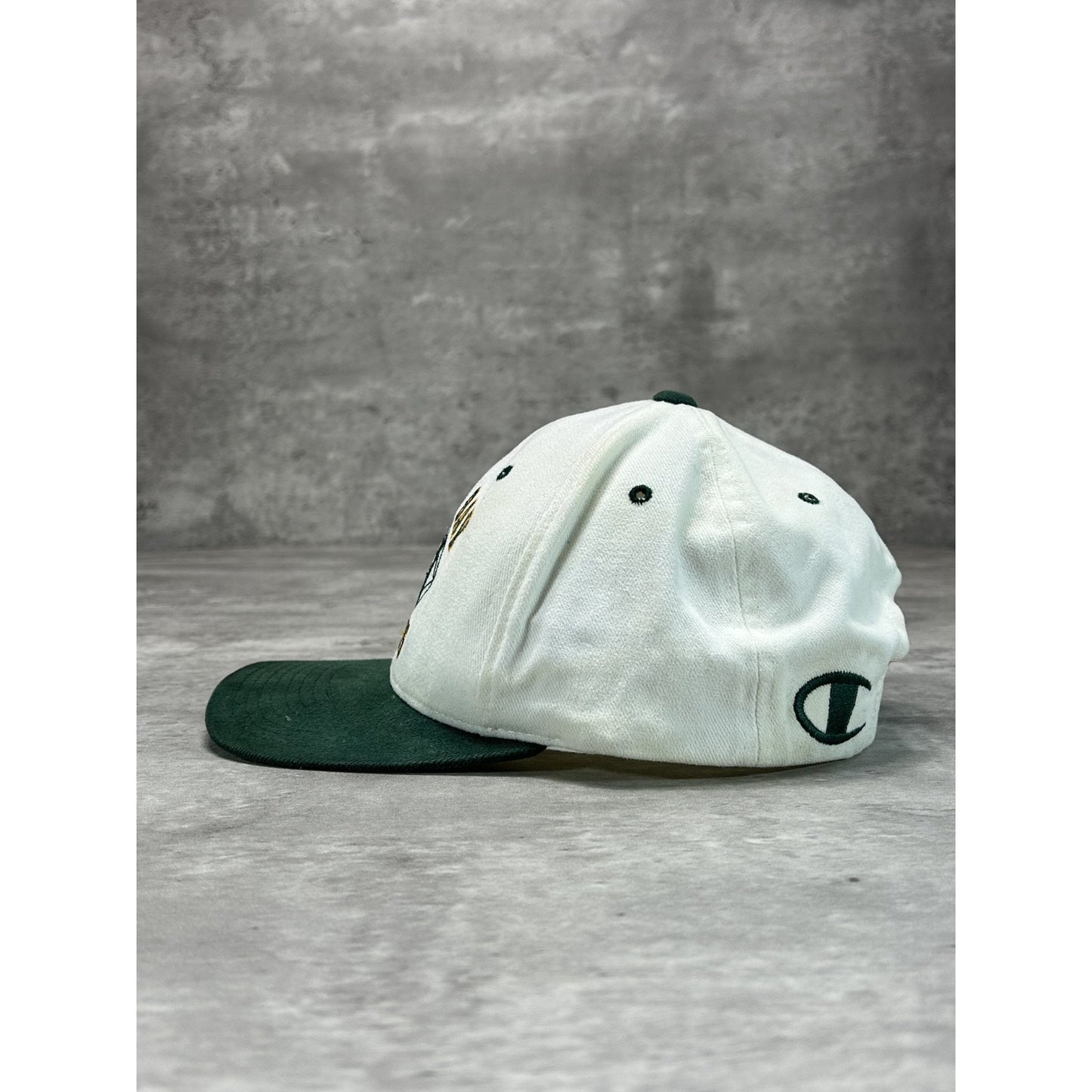 VTG 90s Green Bay Packers NFL Embroidered Champion Football Snapback Hat OSFA
