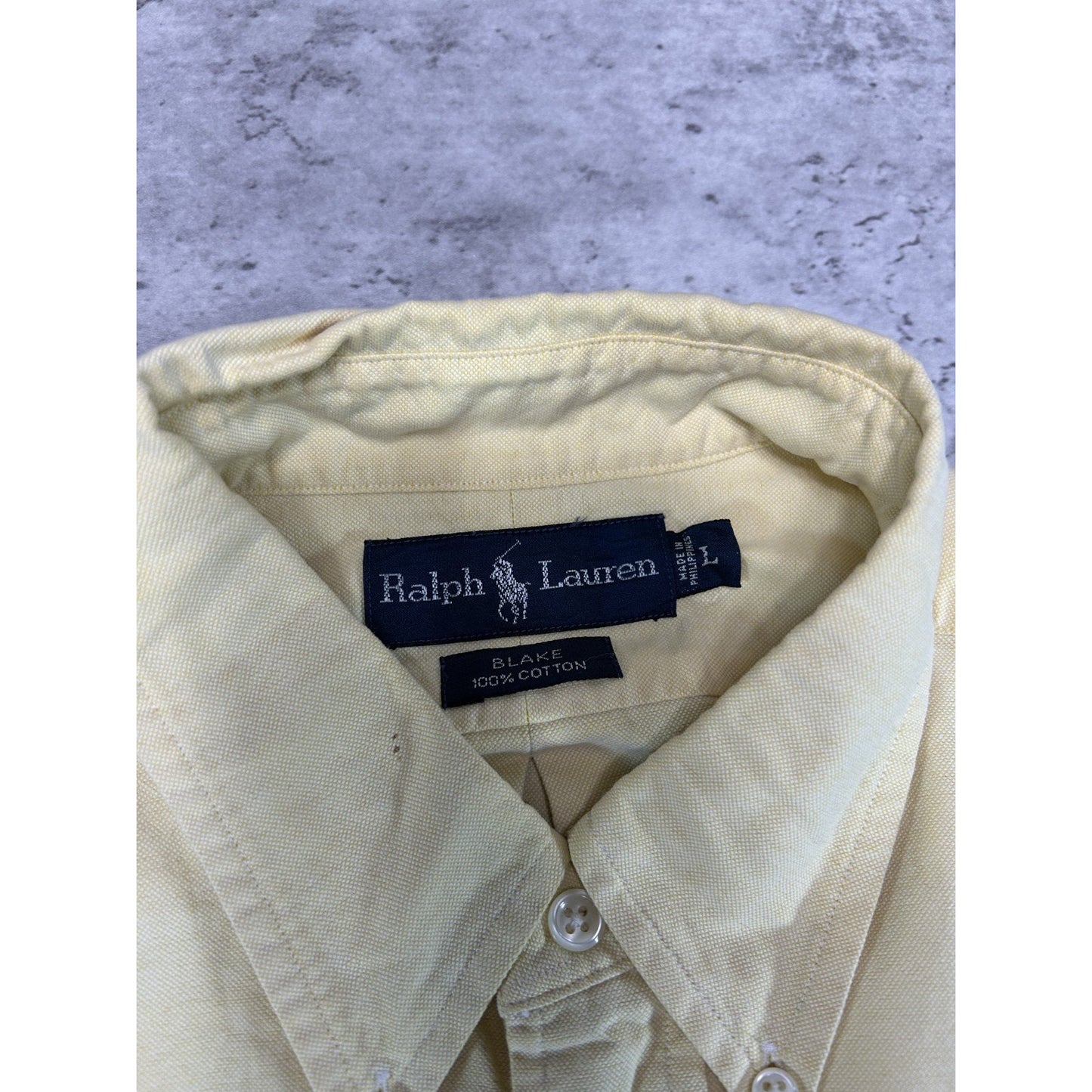 Vintage Polo Ralph Lauren Embroidered Reworked Cropped Button Up Shirt Sz Large