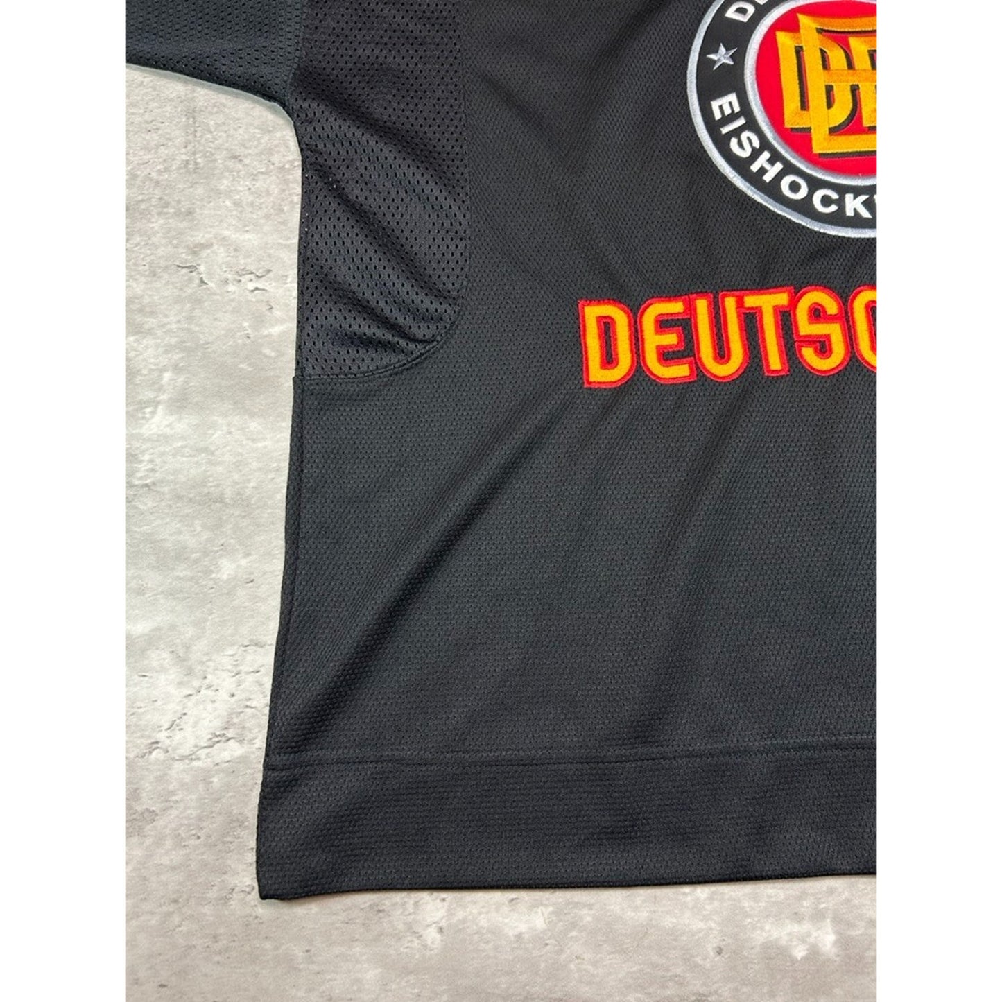 Vintage Germany Deutschland Nike Team Embroidered Hockey Jersey Size Large