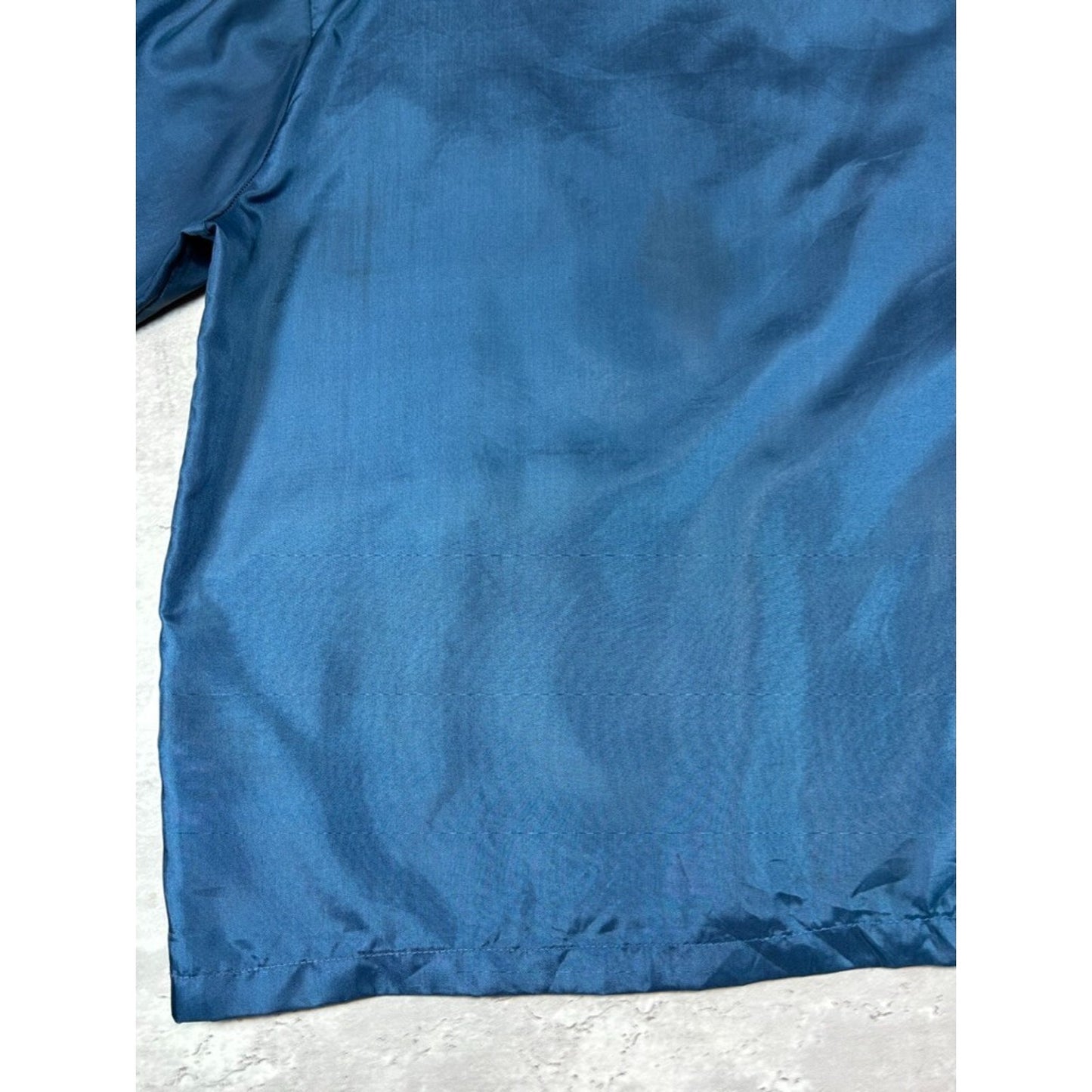 Vintage 1980s Di Tox Pro Racing Windbreaker Jacket Size XL Blue