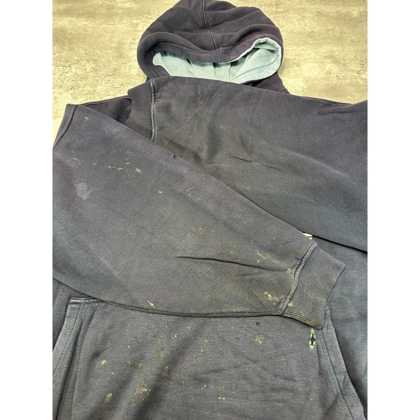 Vintage Y2K Southpole Embroidered Spellout Pullover Hooded Sweatshirt Size XL