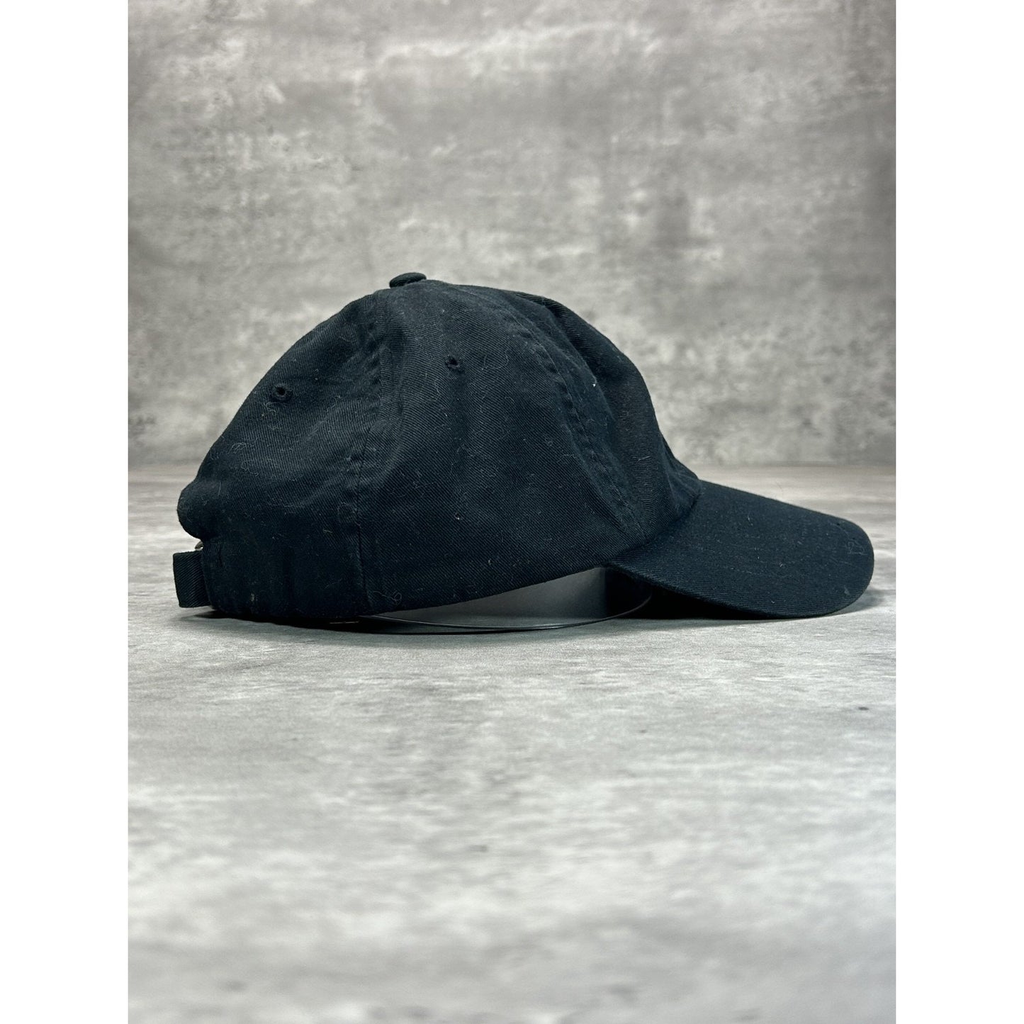 Vintage Polo Ralph Lauren Embroidered Pony Strapback Hat OSFA Black