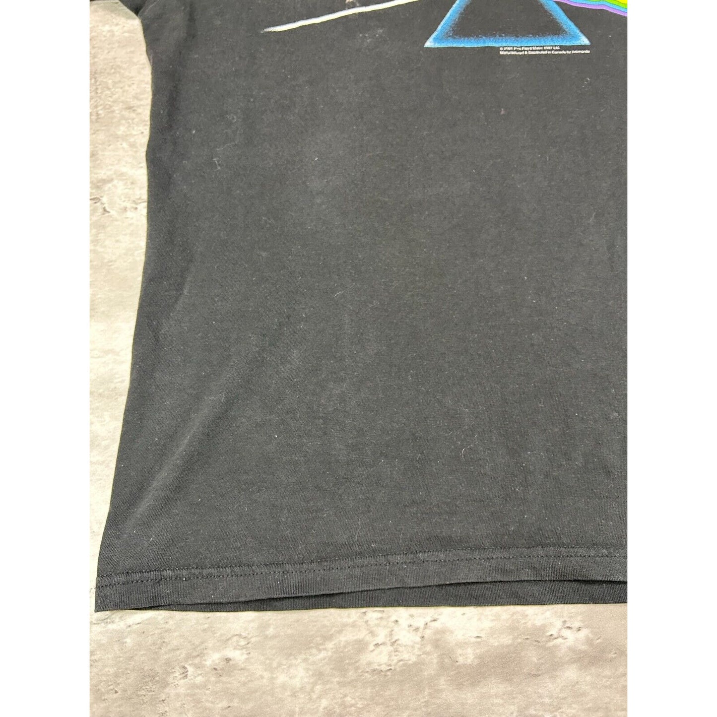 Vintage 2001 Pink Floyd Dark Side Of The Moon Rock Album T-Shirt Size Large